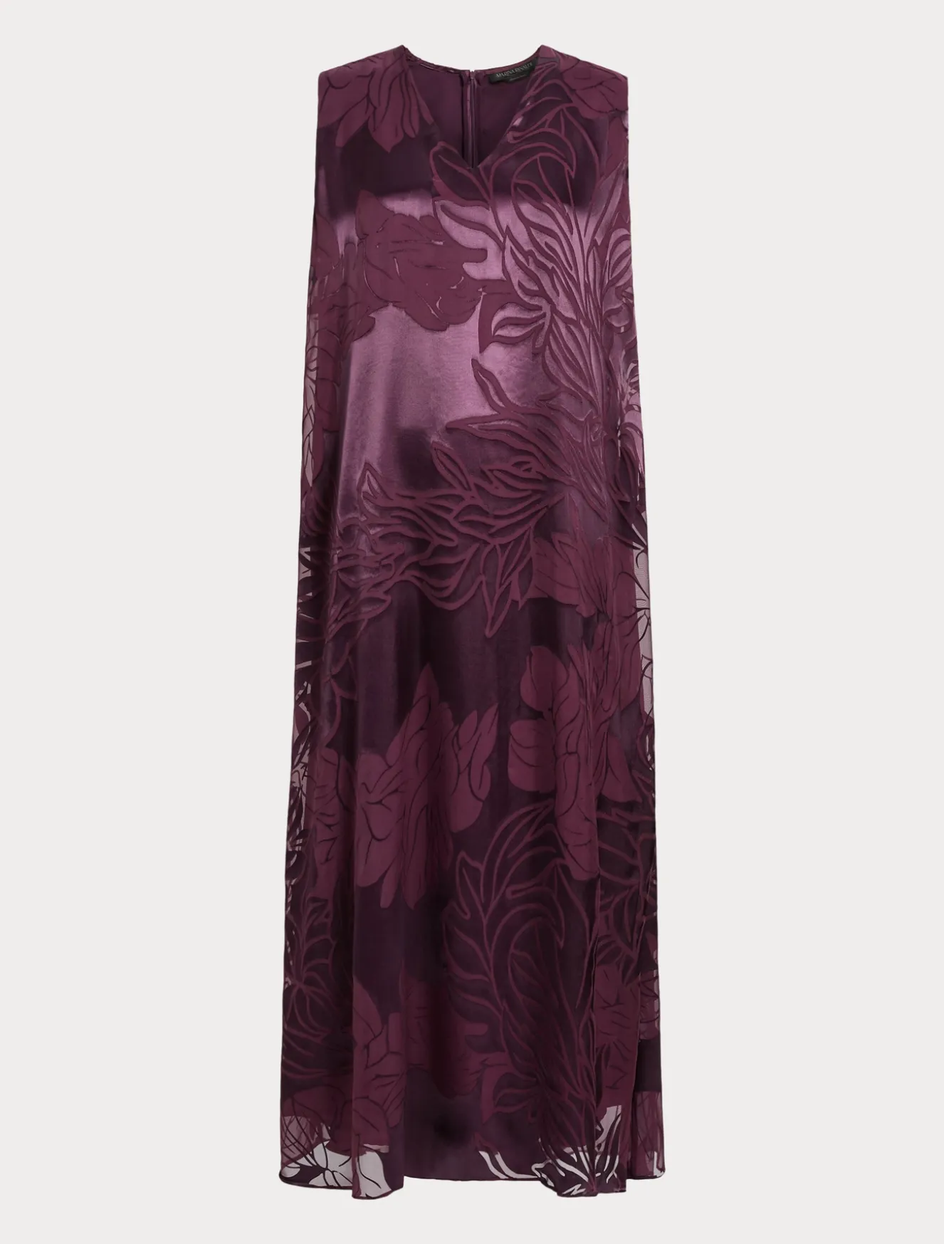 Langes Kleid aus Satin