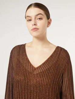 Langes Kleid aus Viskose