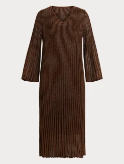 Langes Kleid aus Viskose