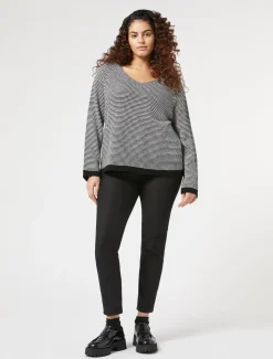 Leggings aus Baumwolldenim mit Stretchanteil