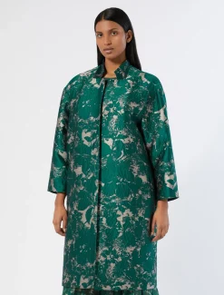 Leichter Mantel aus Jacquard