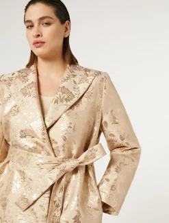 Leichter Mantel aus Jacquard