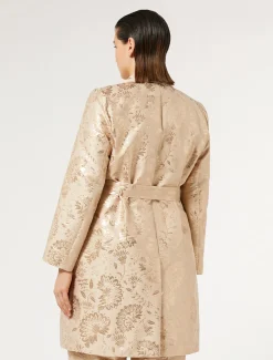 Leichter Mantel aus Jacquard