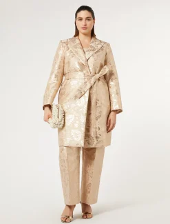 Leichter Mantel aus Jacquard