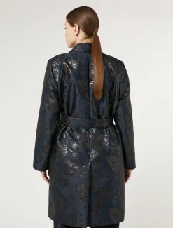 Leichter Mantel aus Jacquard