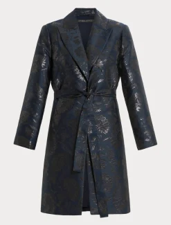 Leichter Mantel aus Jacquard