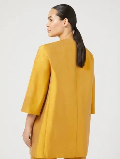 Leichter Mantel aus Shantung-Seide