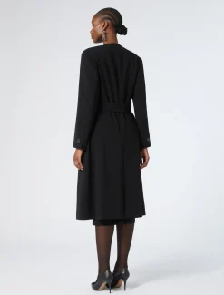 Leichter Mantel aus Triacetat-Cady