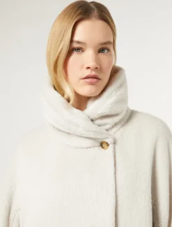 Mantel aus Alpaka und Wolle