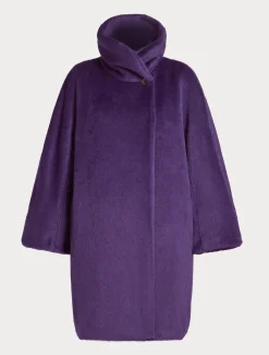 Mantel aus Alpaka und Wolle