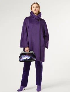 Mantel aus Alpaka und Wolle