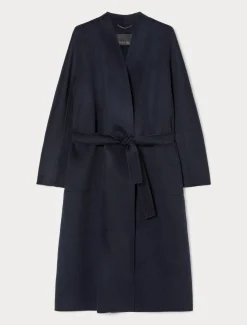 Mantel aus Doppelgewebe aus reiner Wolle