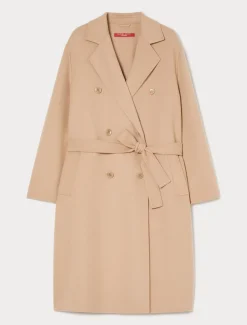 Mantel aus doppellagigem Wollgemisch