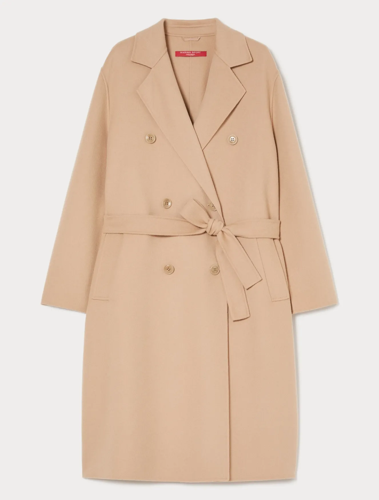 Mantel aus doppellagigem Wollgemisch