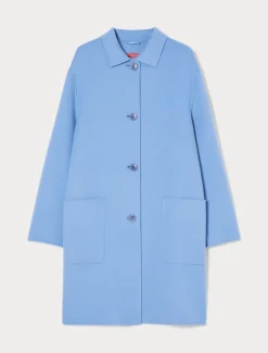 Mantel aus doppellagigem Wollgemisch