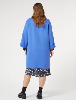 Mantel aus Woll-Kaschmir-Doppelgewebe