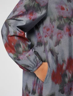 Maxikleid aus Chambray-Denim