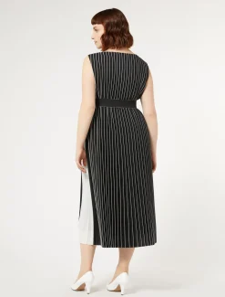 Maxikleid aus Sonnen-Plissee