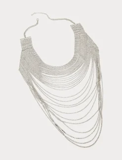 Mehrreihige Kette mit Strasssteinen