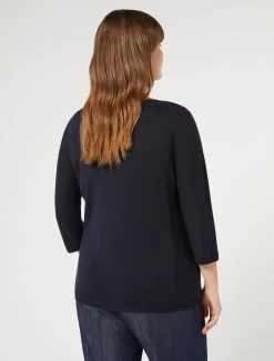 Nahtloser Pullover aus Wolle