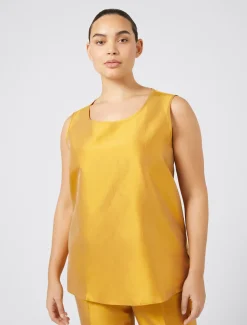 Oberteil aus leichtem Shantung