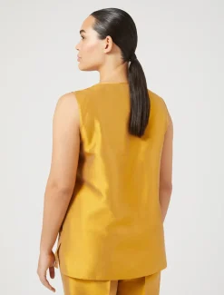 Oberteil aus leichtem Shantung