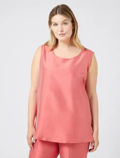 Oberteil aus leichtem Shantung