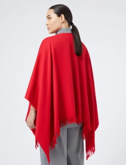 Pelerinenmantel aus Wolle