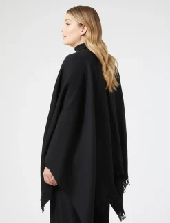 Pelerinenmantel aus Wolle