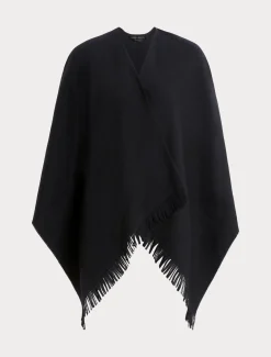 Pelerinenmantel aus Wolle