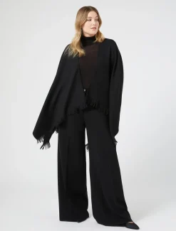 Pelerinenmantel aus Wolle