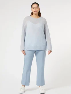 Pullover aus Alpaka und Mohair