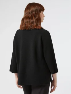 Pullover aus Baumwollkrepp