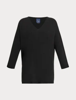 Pullover aus Crêpe-Viskosestretch