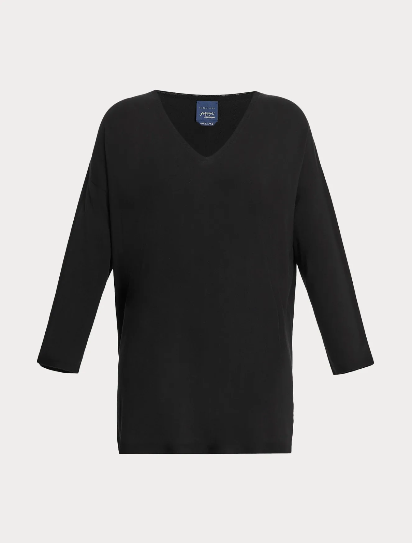 Pullover aus Crêpe-Viskosestretch