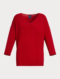 Pullover aus Crêpe-Viskosestretch