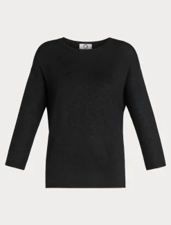 Pullover aus Metallic-Wolle