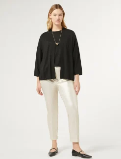 Pullover aus Metallic-Wolle