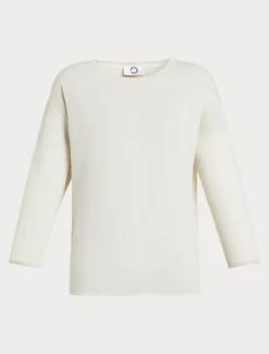 Pullover aus Metallic-Wolle