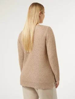 Pullover aus Mohair mit Pailletten
