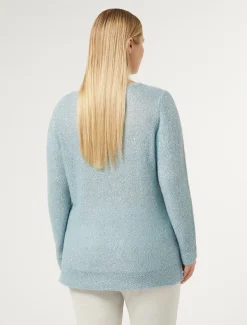Pullover aus Mohair mit Pailletten