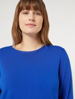 Pullover aus Viskose mit Stretchanteil