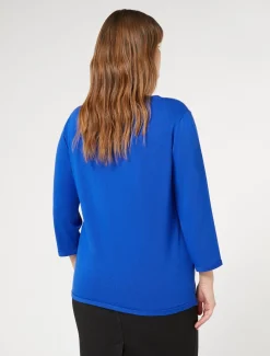 Pullover aus Viskose mit Stretchanteil