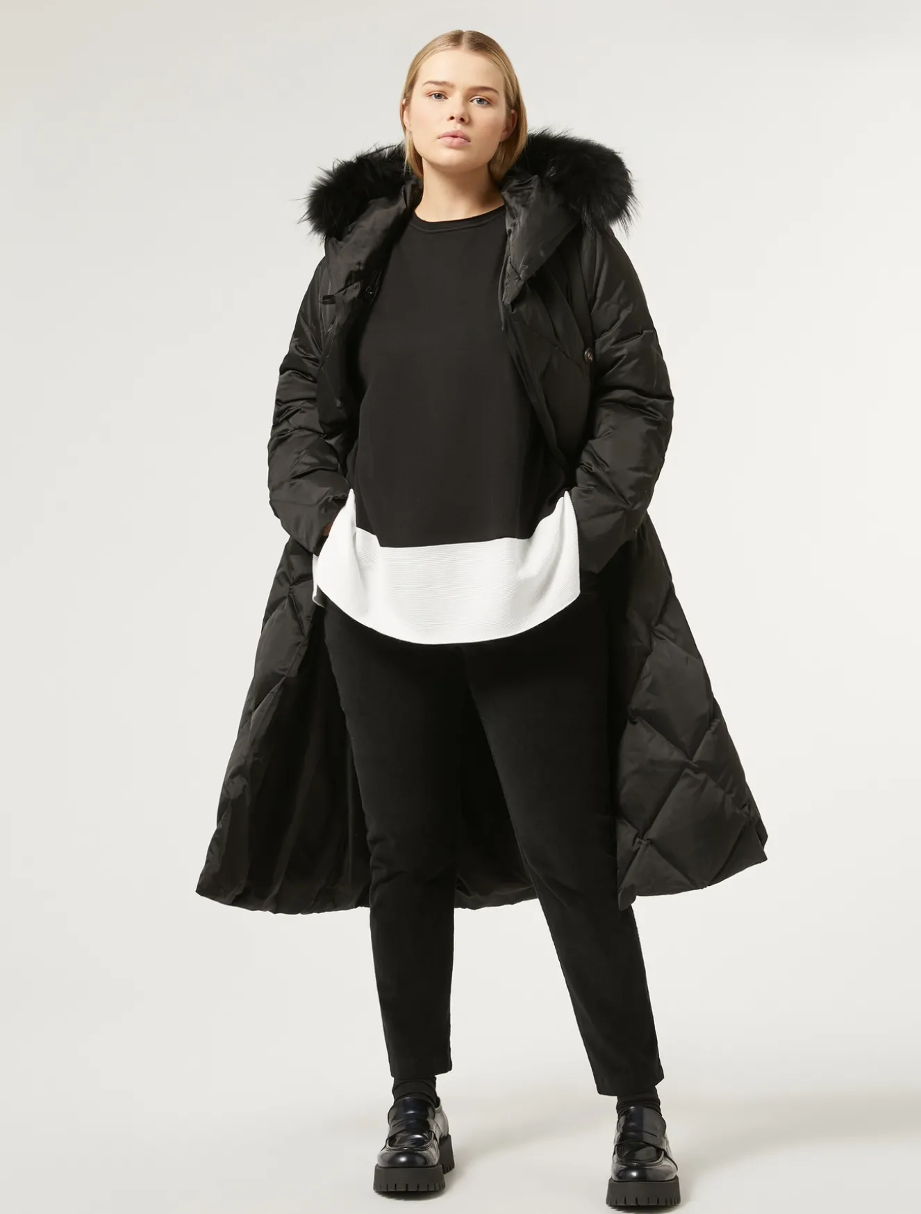 Pullover aus Viskose mit Stretchanteil