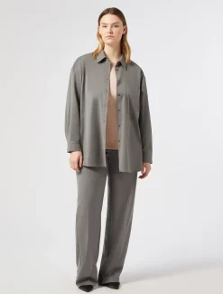 Pullover aus Viskose mit Stretchanteil