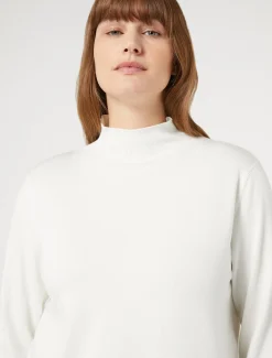 Pullover aus Viskose mit Stretchanteil