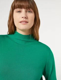 Pullover aus Viskose mit Stretchanteil