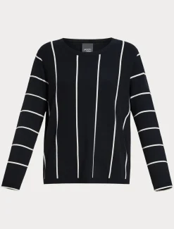 Pullover aus Viskose mit Stretchanteil