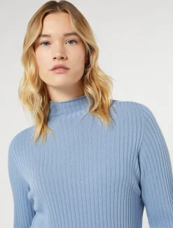 Pullover aus Viskose mit Stretchanteil