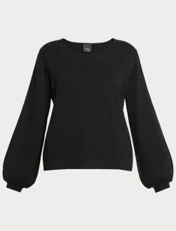 Pullover aus Viskose mit Stretchanteil